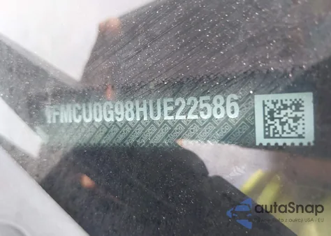 2017 Ford Escape Se из США, поврежденный, VIN 1FMCU0G98HUE22586